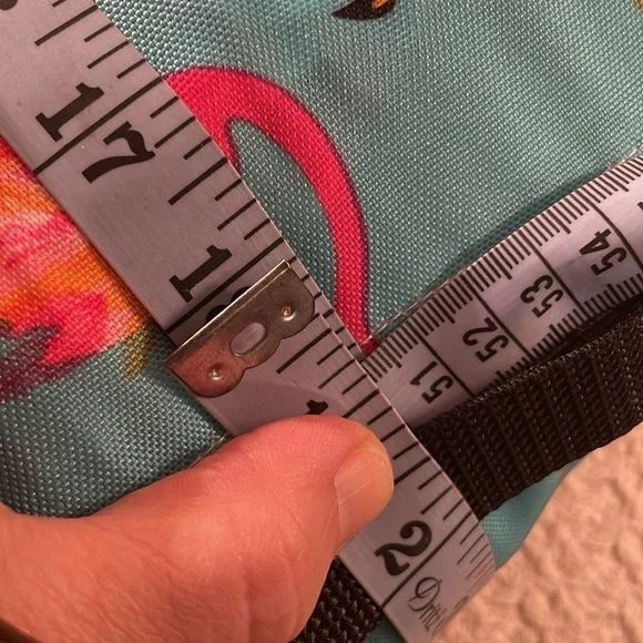 Cynthia Rowley Flamingo and Geometric Picnic Beach Blanket Matching Carry Bag - Picture 8 of 8